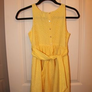 Chaps Yellow Dress